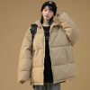 Pure Color Loose Zipper Coat - Modakawa Modakawa